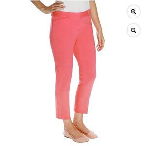 Mario Serrani Ladies' Jacquard Comfort Stretch Fabric Tummy Control Pant Chinos